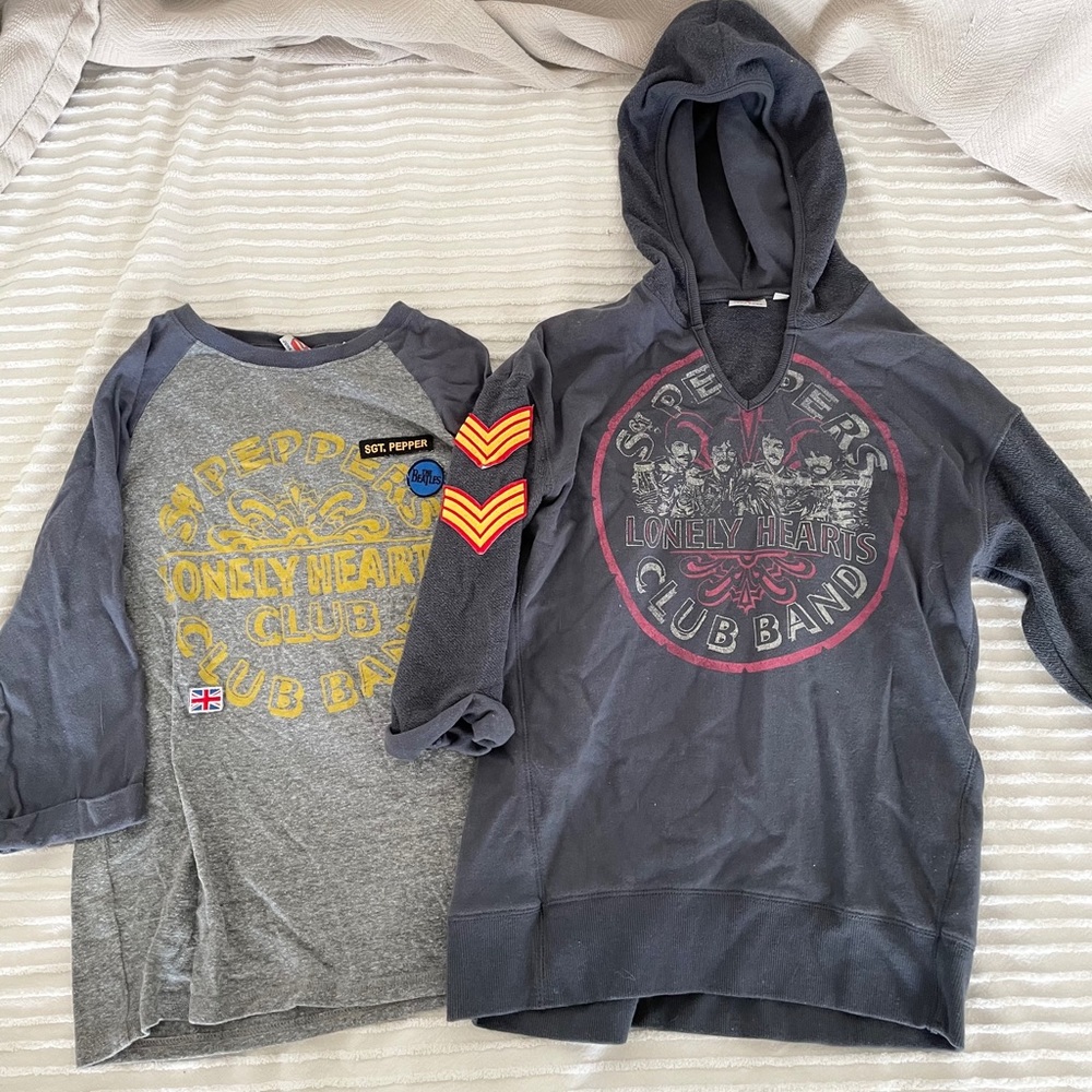 Bundle of two Sgt Peppers shirts.